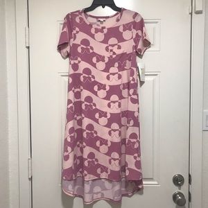 Lularoe Disney Minnie Carly - Pink - XS